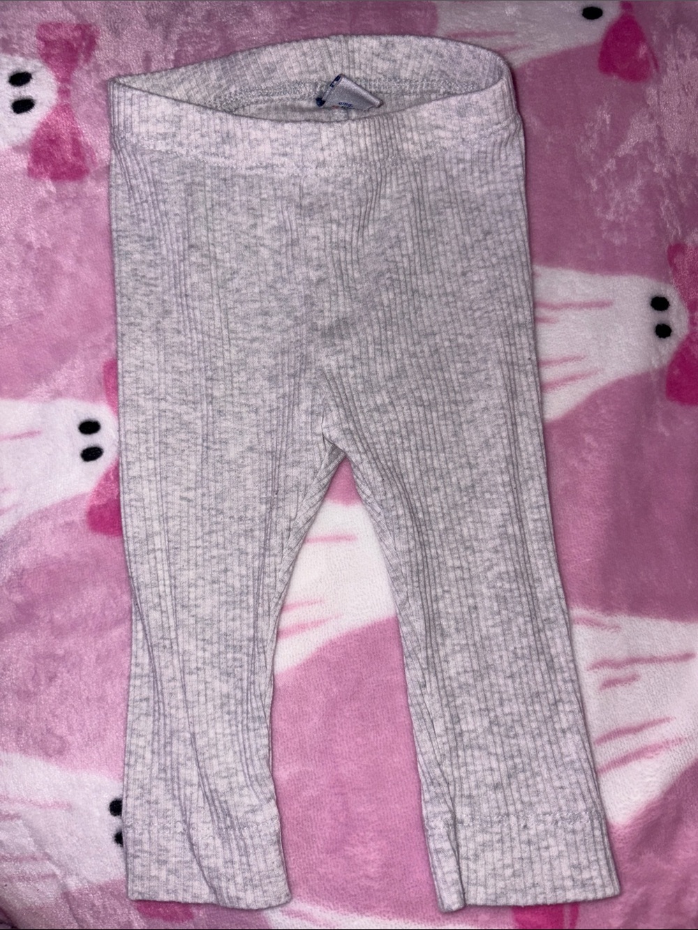 Old Navy Ribbed Knit Leggings - Light Heather Gray